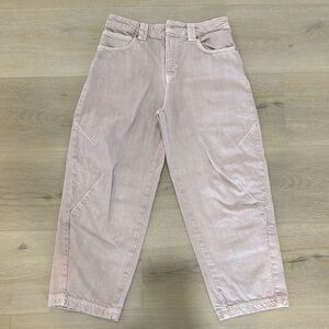 Zara Women's Pink barrel Jeans